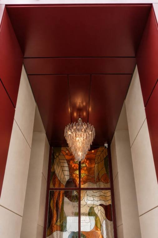 Habillage d'entrée · Hôtel Posidonia