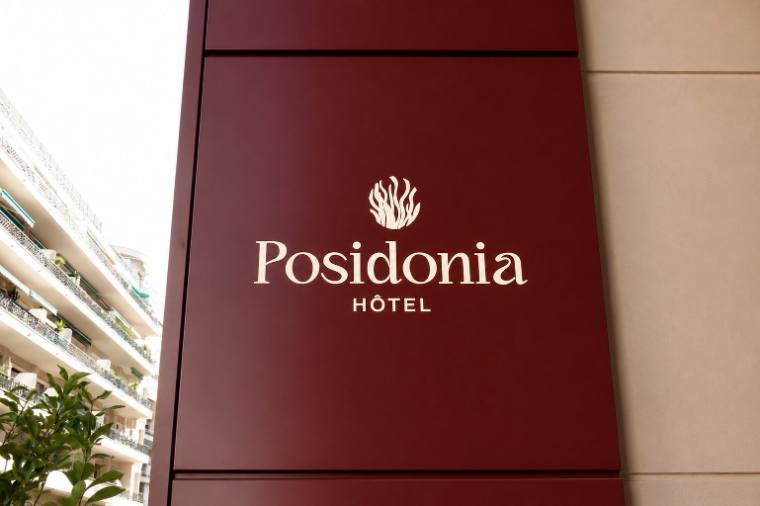 Plaque d'hôtel · Hôtel Posidonia