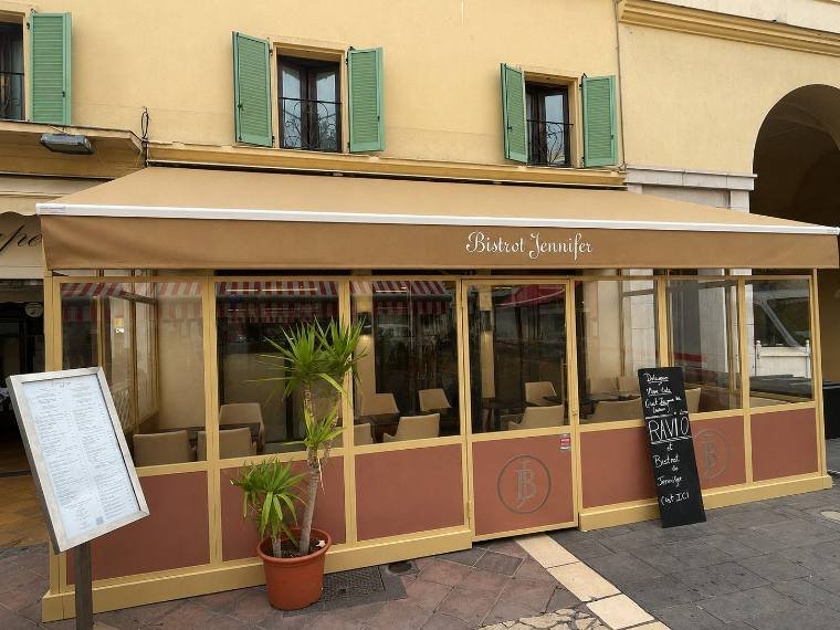 Fermeture de terrasse · Bistrot Jennifer