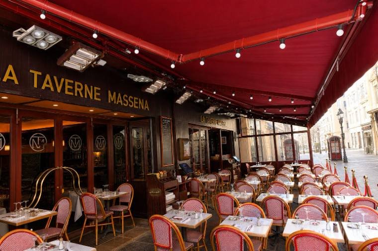 Store intérieur · Taverne Masséna, Nice