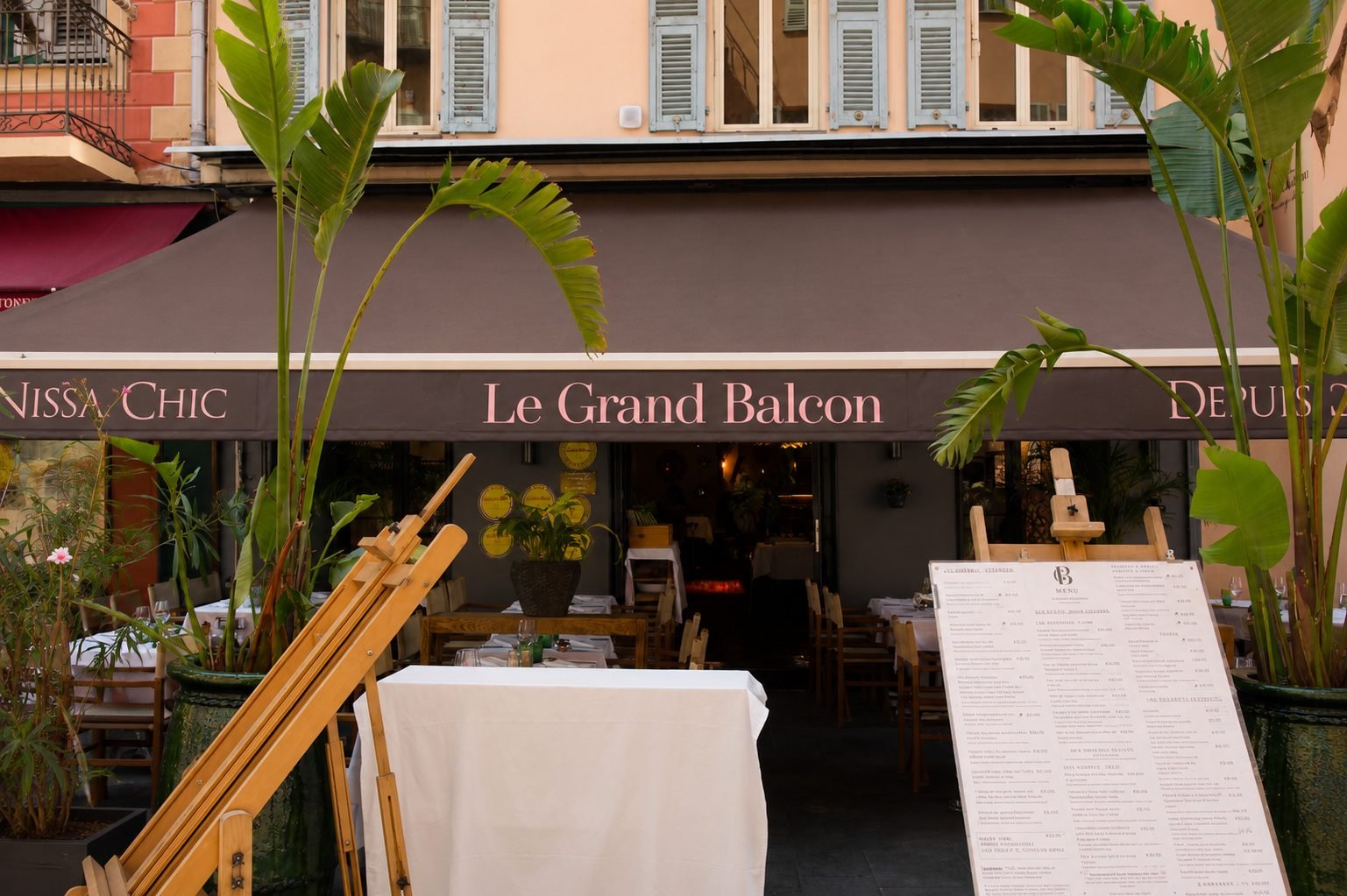Stores bannes du Grand Balcon